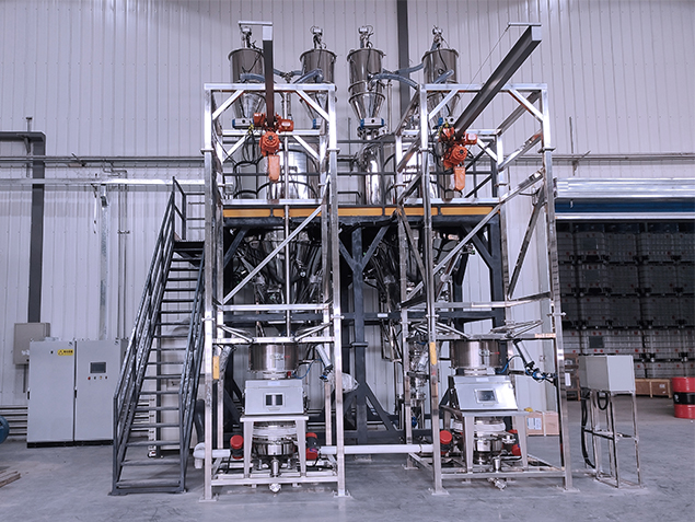 广东某化工集团物料输送计量系统案例 广东某化工集团物料输送计量系统案例